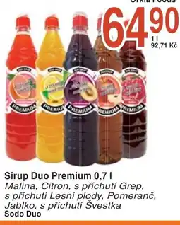 Coop hb Sirup Duo Premium nabídka