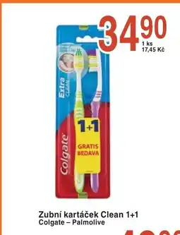 Coop hb Colgate Zubní kartáček Clean 1+1 nabídka