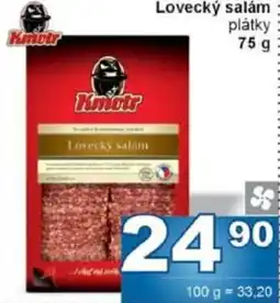 Jip Lovecký salám plátky nabídka