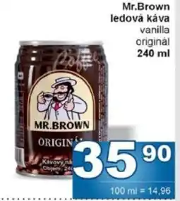 Jip Mr.Brown ledová káva nabídka