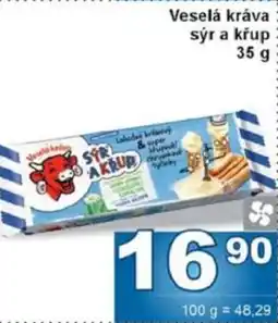 Jip Veselá kráva sýr a křup nabídka