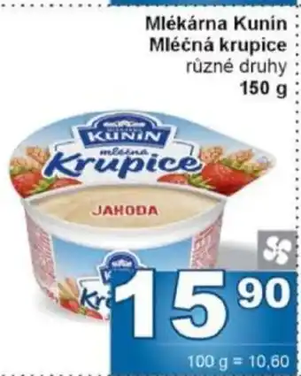 Jip Mlékárna Kunin Mléčná krupice nabídka