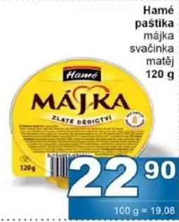 Jip Hamé paštika májka svačinka matěj nabídka