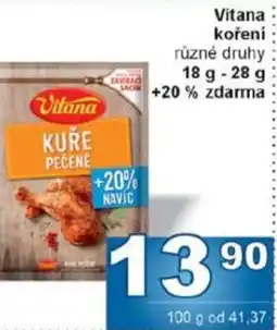 Jip Vitana koření nabídka