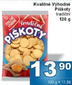 Jip Kvalitně Výhodně Piškoty tradiční nabídka