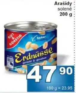 Jip Arašídy solené nabídka
