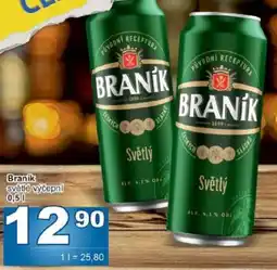 Jip Braník světlé výčepní nabídka