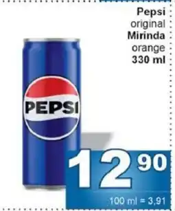 Jip Pepsi original Mirinda orange nabídka