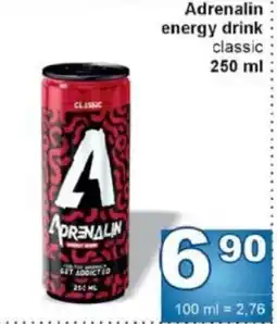 Jip Adrenalin energy drink classic nabídka
