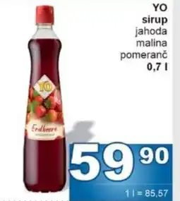 Jip YO sirup nabídka