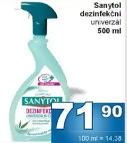 Jip Sanytol dezinfekční univerzál nabídka