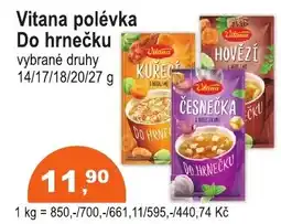 COOP DISKONT Vitana polévka Do hrnečku nabídka