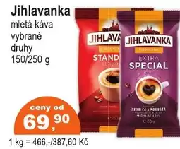 COOP DISKONT Jihlavanka mletá káva nabídka