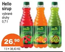 COOP DISKONT Hello sirup nabídka