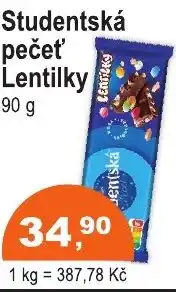 COOP DISKONT Studentská pečeť❜ Lentilky nabídka