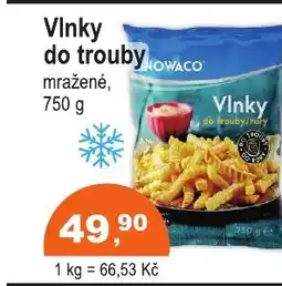 COOP DISKONT Nowaco Vlnky do trouby nabídka