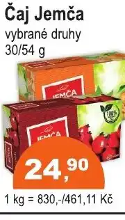 COOP DISKONT Čaj Jemča nabídka