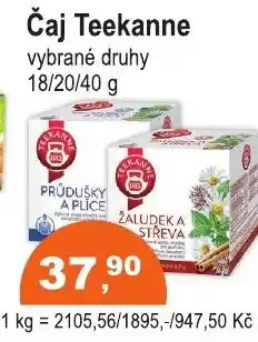 COOP DISKONT Čaj Teekanne nabídka