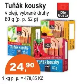 COOP DISKONT Tuňák kousky nabídka