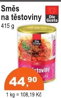 COOP DISKONT Směs na těstoviny nabídka