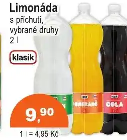 COOP DISKONT Limonáda s příchutí nabídka