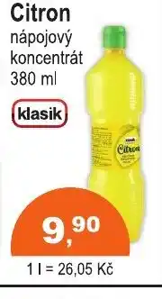 COOP DISKONT Citron nápojový koncentrát nabídka