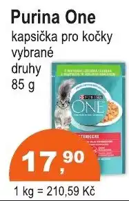 COOP DISKONT Purina One kapsička pro kočky nabídka