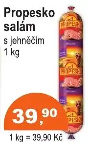COOP DISKONT Propesko salám s jehněčím nabídka