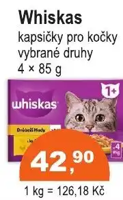 COOP DISKONT Whiskas kapsičky pro kočky nabídka