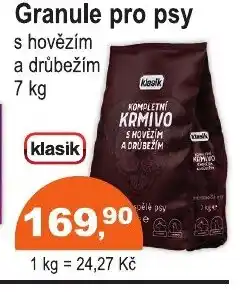 COOP DISKONT Granule pro psy s hovězím a drůbežím nabídka