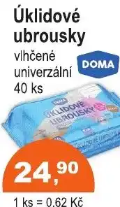 COOP DISKONT Doma Úklidové ubrousky nabídka