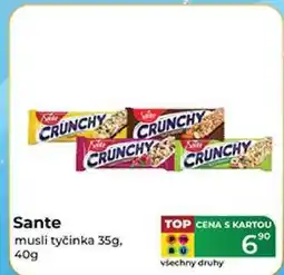 Tamda Foods Sante musli tyčinka 35g, 40g nabídka
