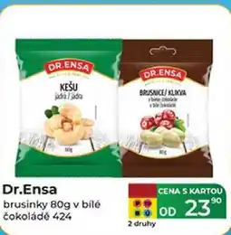 Tamda Foods Dr.Ensa brusinky 80g v bílé čokoládě 424 nabídka