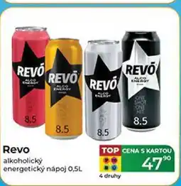 Tamda Foods Revo alkoholický energetický nápoj nabídka