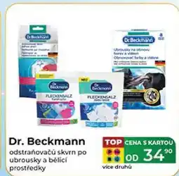 Tamda Foods Dr. Beckmann odstraňovačů skvrn po ubrousky a bělicí prostředky nabídka