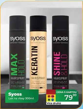 Tamda Foods Syoss Lak na vlasy nabídka