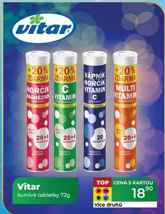 Tamda Foods Vitar šumivé tabletky nabídka