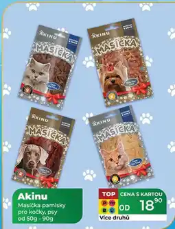Tamda Foods Akinu Masička pamlsky pro kočky, psy od 50g - 90g nabídka