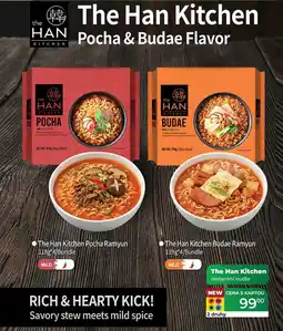 Tamda Foods The Han Kitchen instantní nudle nabídka