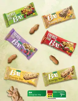Tamda Foods BA Energy bar nabídka