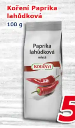 ESO MARKET Koření Paprika lahůdková nabídka
