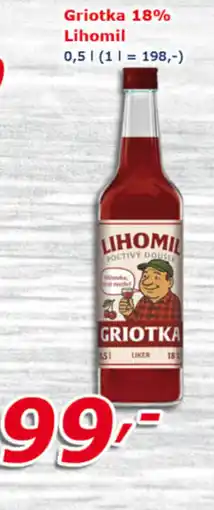 ESO MARKET Griotka 18% Lihomil nabídka