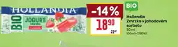Billa Hollandia Zmrzka v jahodovém sorbetu nabídka