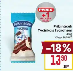 Billa Pribináček Tyčinka s tvarohem nabídka