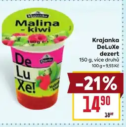 Billa Krajanka DeLuxe dezert nabídka