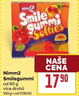 Billa Nimm2 Smilegummi nabídka