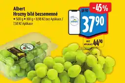 Albert Albert Hrozny bílé bezsemenné nabídka