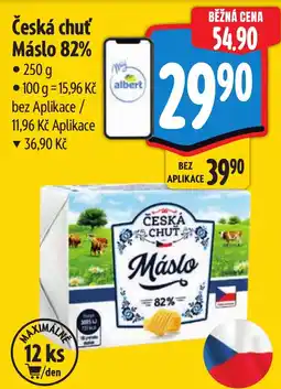 Albert Česká chuť Máslo 82% nabídka