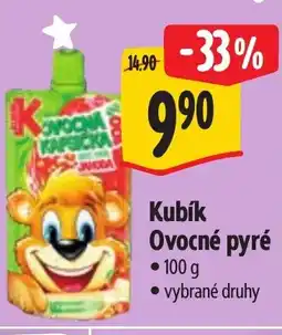 Albert Kubík Ovocné pyré nabídka