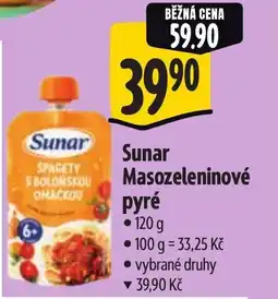 Albert Sunar Masozeleninové pyré nabídka